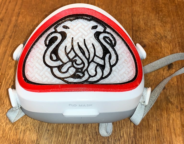 flo-54: Flomask with Inkfish logo-open