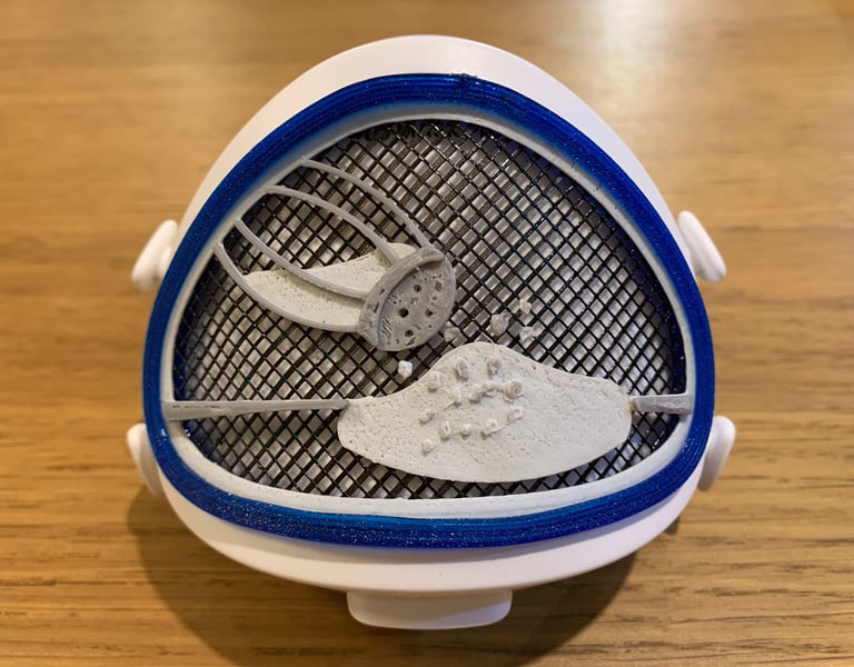 flo-30: Flomask with Salting the Vibes decoration