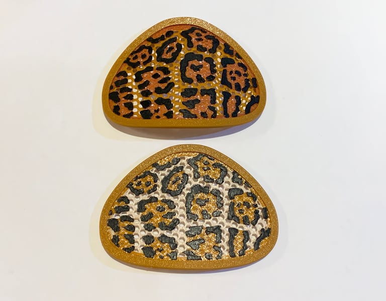 Panther pattern decoration for Flo mask