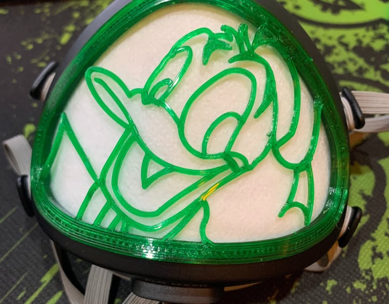 flo-64: Flomask with Donald Duck decoration