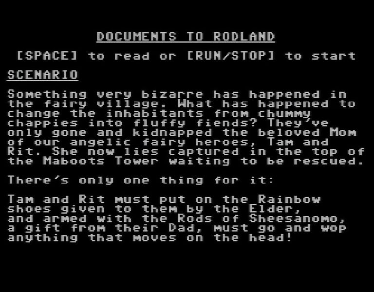 C64 Rodland Story