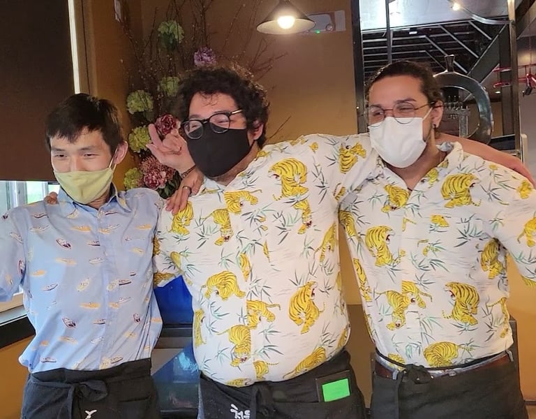 Workers at Korea House Marysville