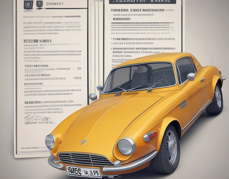 A cash payment being exchanged for a used car.