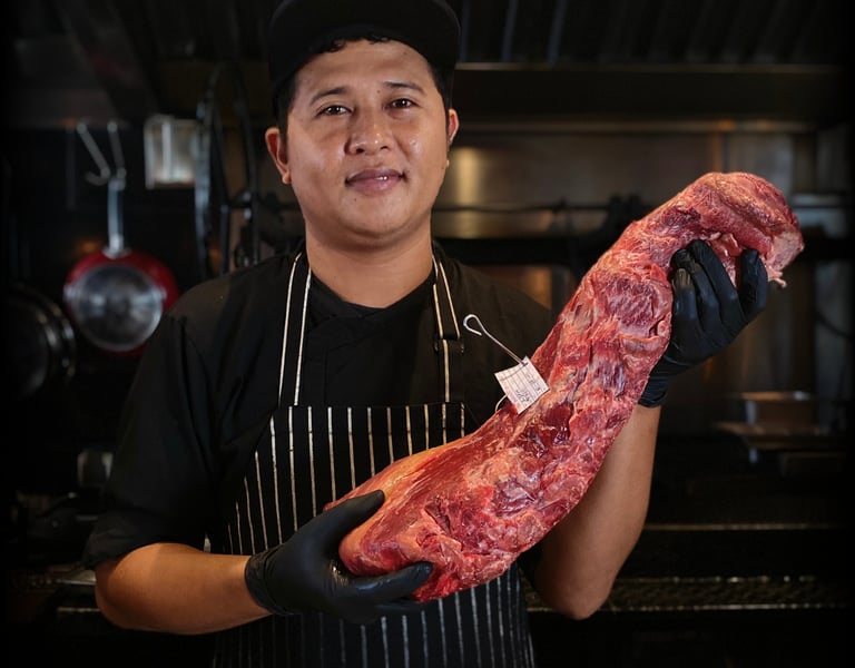 Tenderloin on the butchers club steakhouse