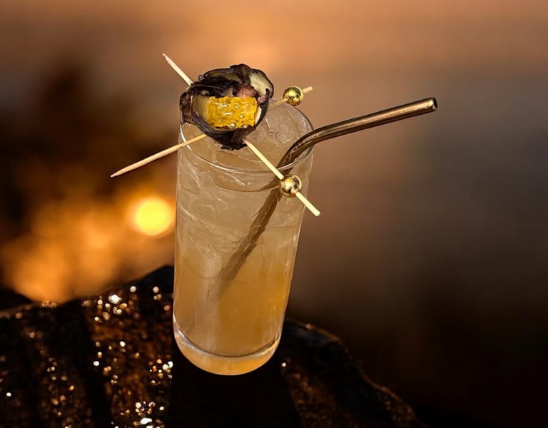 Honey Plum Mule by Kelsie Bender of Bender Mixology Services, featured on St Louis Magazine