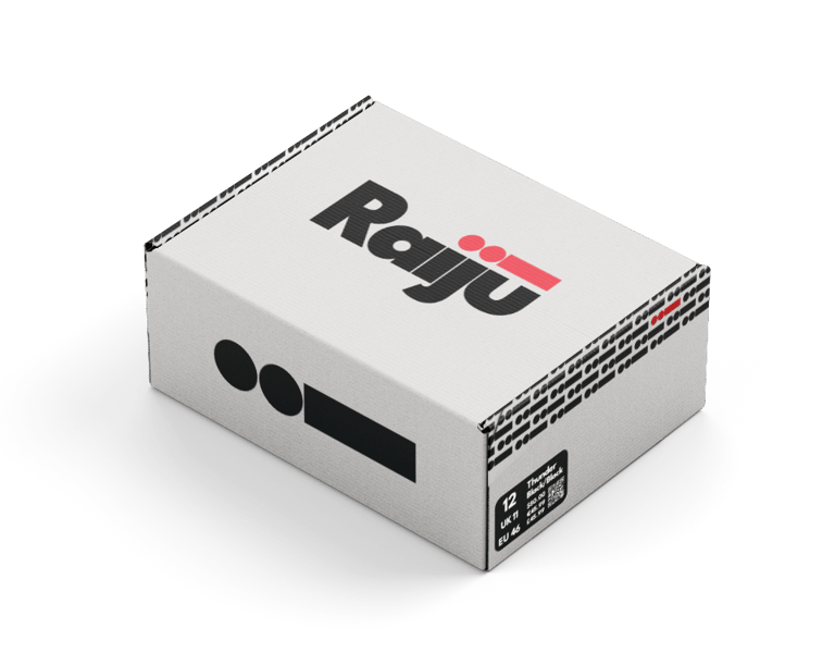 Closed Raiju shoe box in white
