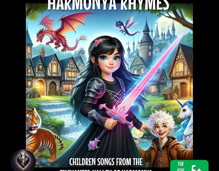 Album cover of Harmonya Rhymes for Kids, the world of Harmonya