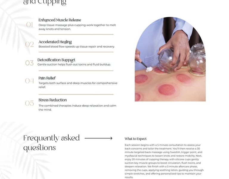 Back Massage and Cupping