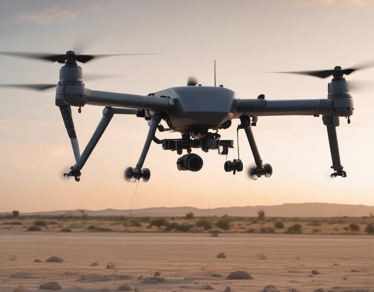 drone military consulting