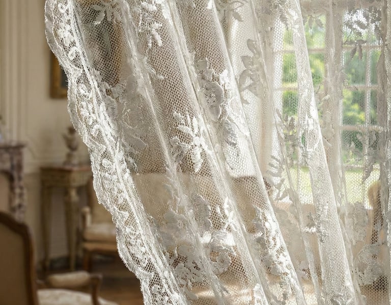 fransız güpürlü tül, güpürlü tül perde, güpürlü tül, fransız dantel perde, dantel perde