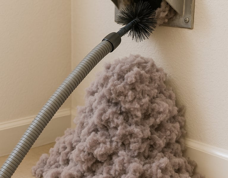 After Dryer Vent Cleaning Photo: Prevent a house fire, Dryer Vert Cleaning with King Organic Clean