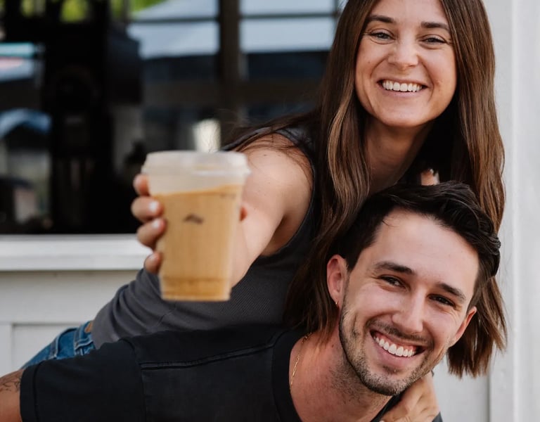 Brother and sister owners of Hometown coffee are locals to Austin