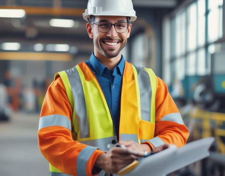 a man riding a skateboard down a street next to tall buildings