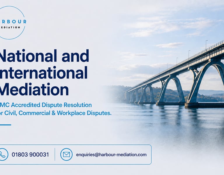 UK and international dispute resolution from Harbour Mediation