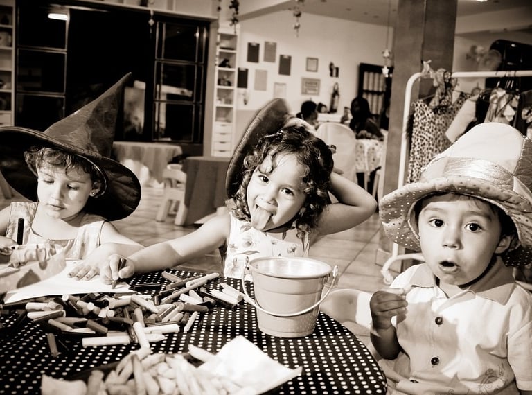 Aniversário kids feito por Ricco Gnocchi utilizando filtro sépia feito por ele mesmo