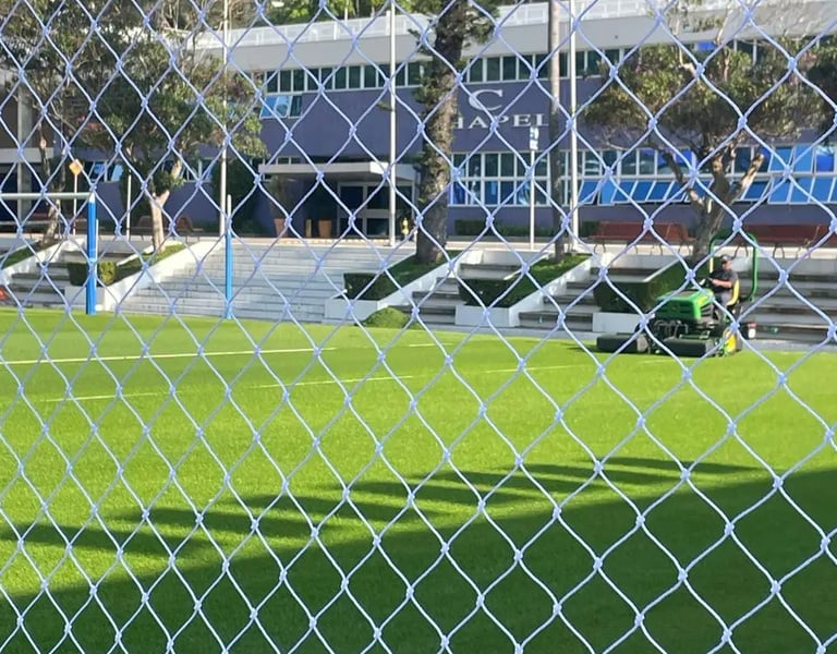 Instalação de rede para quadra de futebol e poliesportiva na Zona Sul de SP