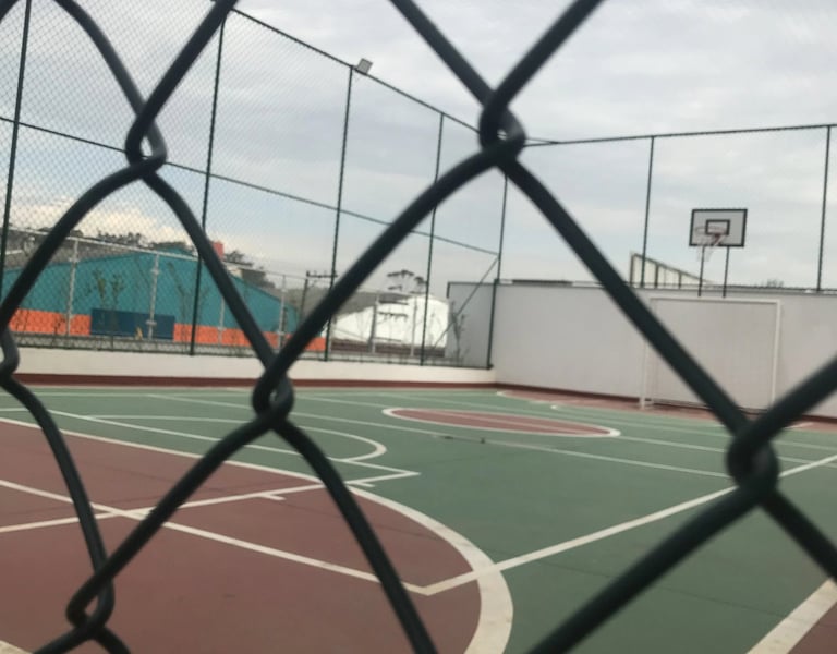 Instalação de rede para quadra de futebol e poliesportiva na Zona Sul de SP
