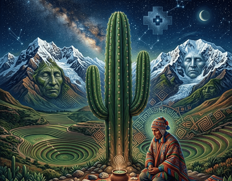 The meeting of the medicine of Huachuma (San Pedro)