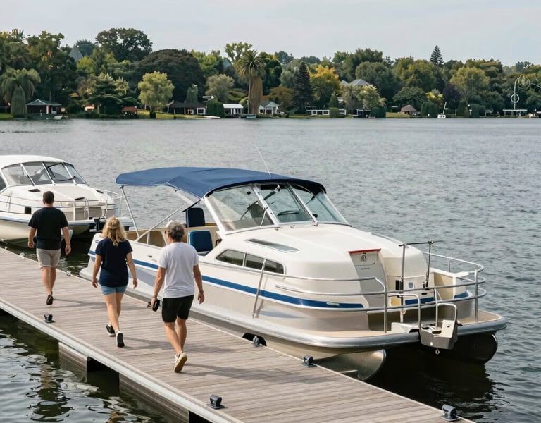 a man riding a skateboard down a street next to tall buildings
