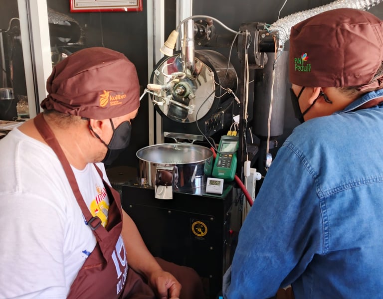 pelatihan sangrai kopi pontianak, pelatihan roaster pontianak, pelatihan sangrai kopi gratis, pelatihan roaster gratis