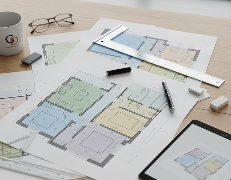 Floor space planning by Cavity Studios optimizing store layout & flow for better retail performance