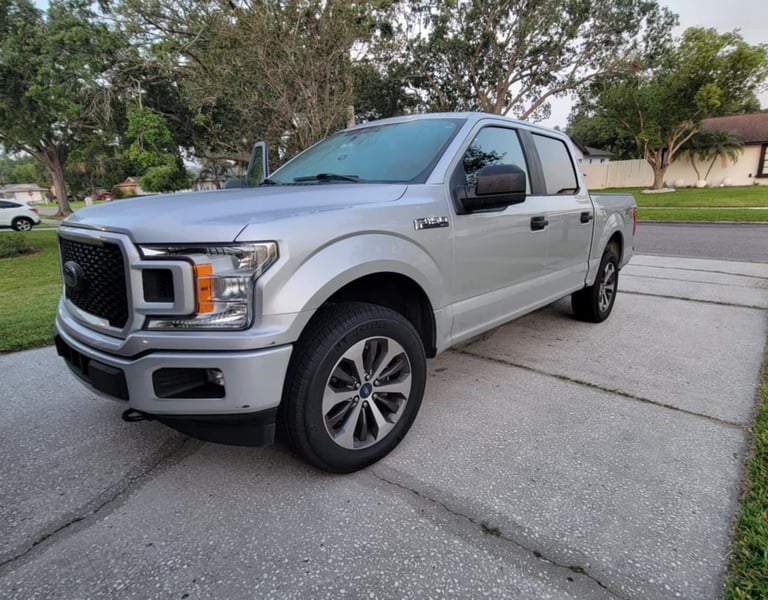 Silver Ford F-150 Westchase Full Car Detailing