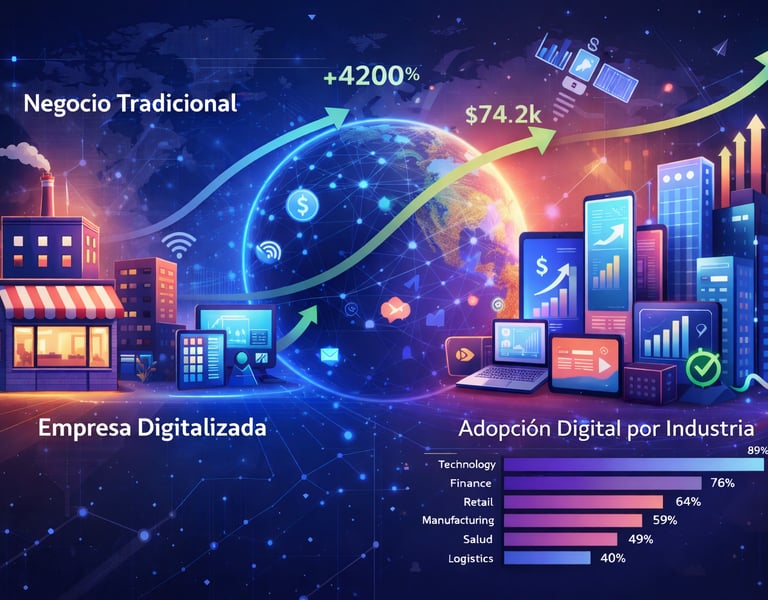Transformación digital empresarial y importancia marketing digital para empresas 2025