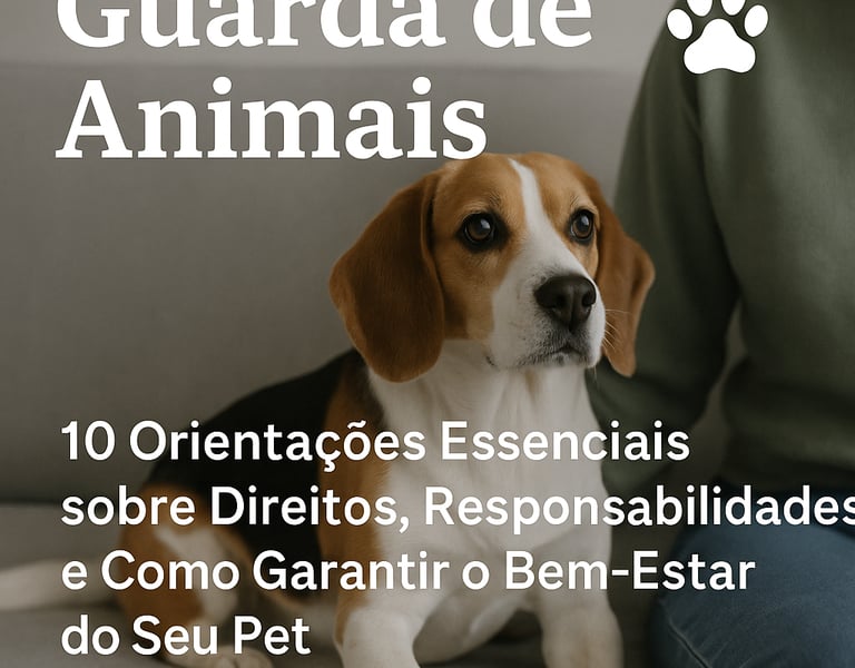 🐾 Guarda de Animais 10 Orientações Essenciais sobre Direitos, Responsabilidades e Como Garantir o B