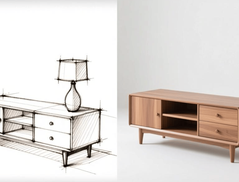 draft to custom furniture