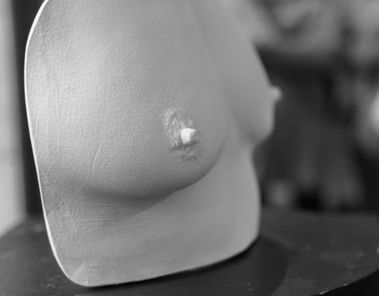Moulage petite poitrine  - Moulage intime Bordeaux
