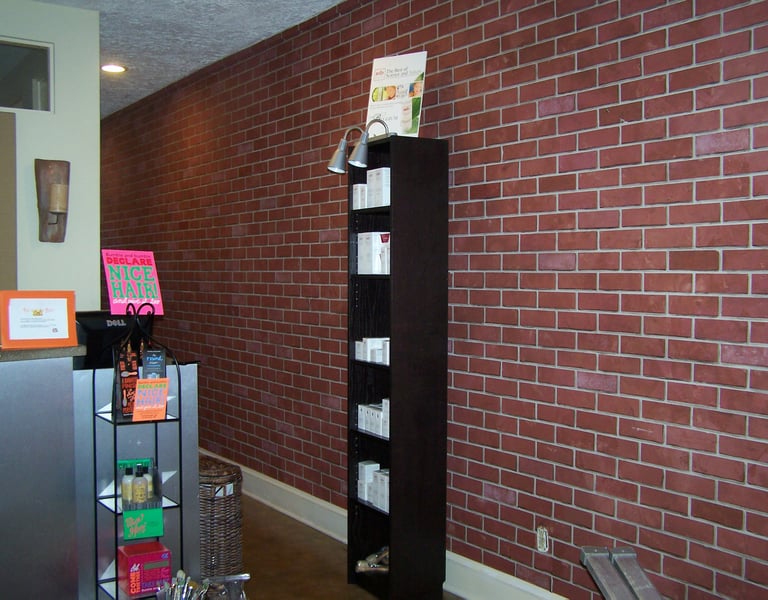 fake bricks unique wall finish by Marcine in Westfield, NJ