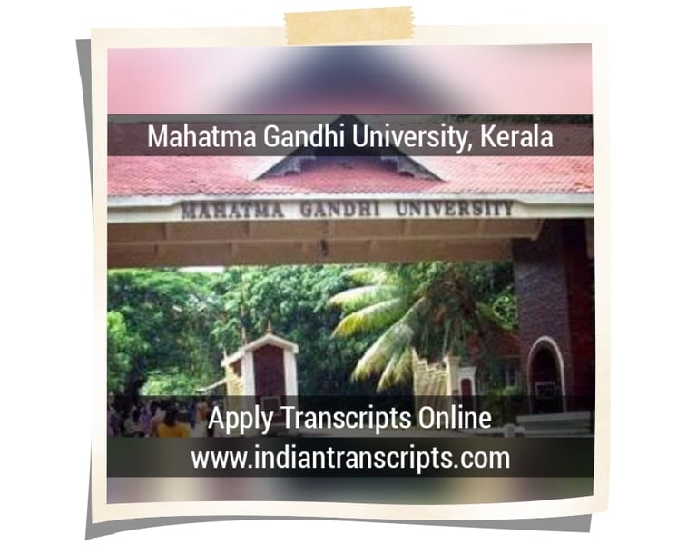 Mahatma Gandhi University Kerala Transcript Online