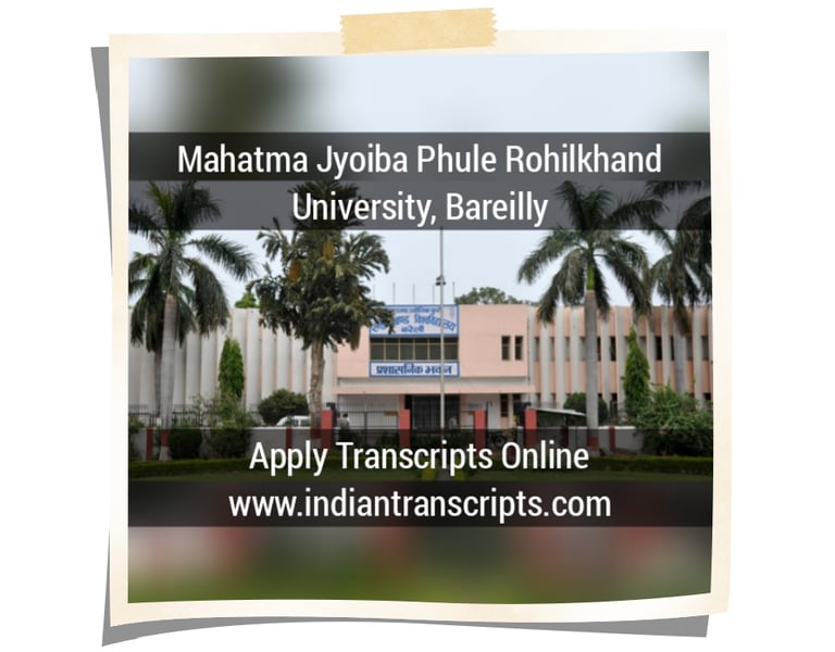 Mahatma Jyoiba Phule Rohikhand University Bareilly Transcript Online