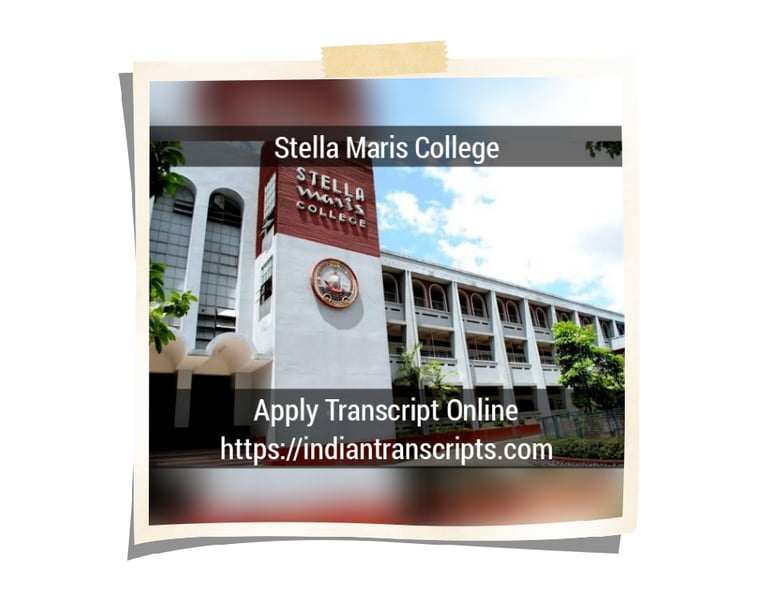 Stella Maris College Chennai Transcript Online
