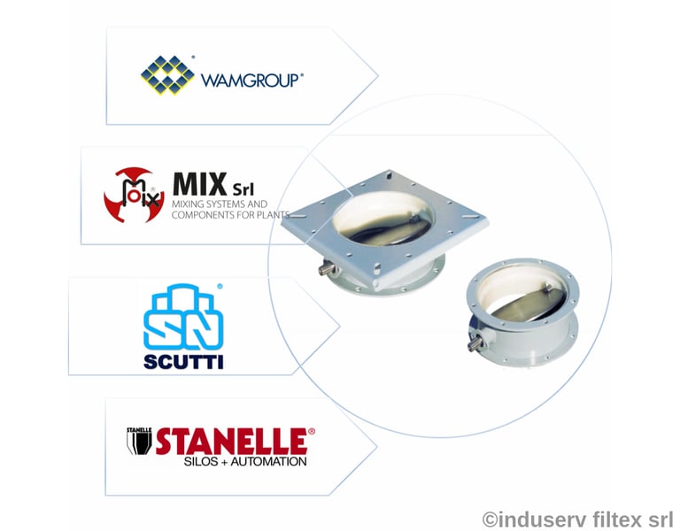 under Silo Steel Butterfly Valves