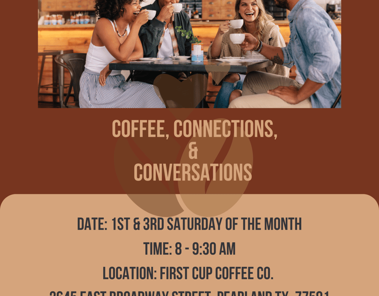 Coffee Connection Flyer Pearland TX