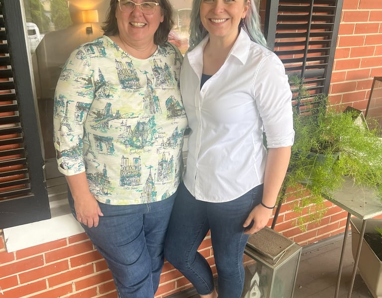 Suzy Hankins and Tabitha Dominguez