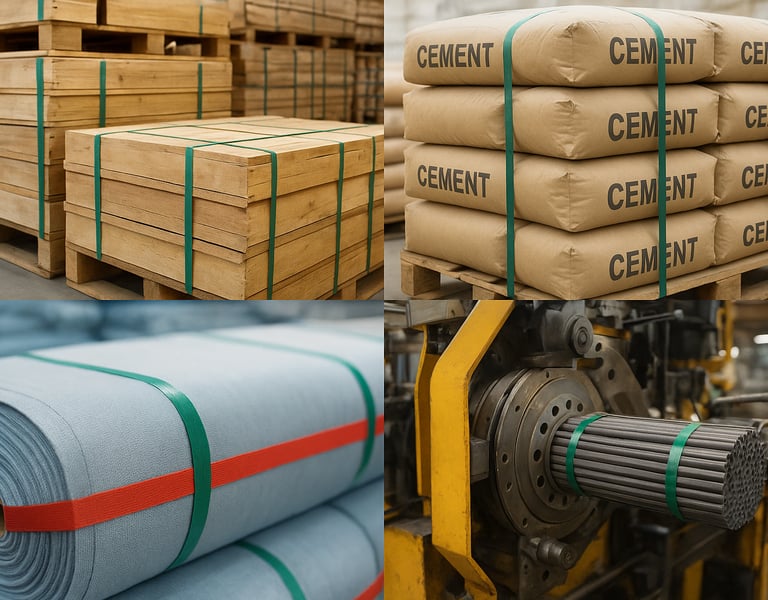 High-strength PET strapping rolls for heavy-duty packaging