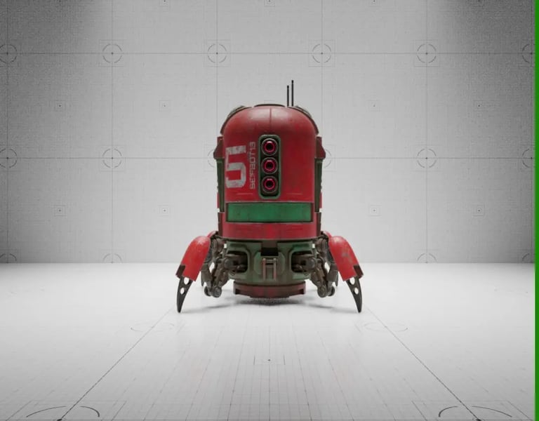 a red robot