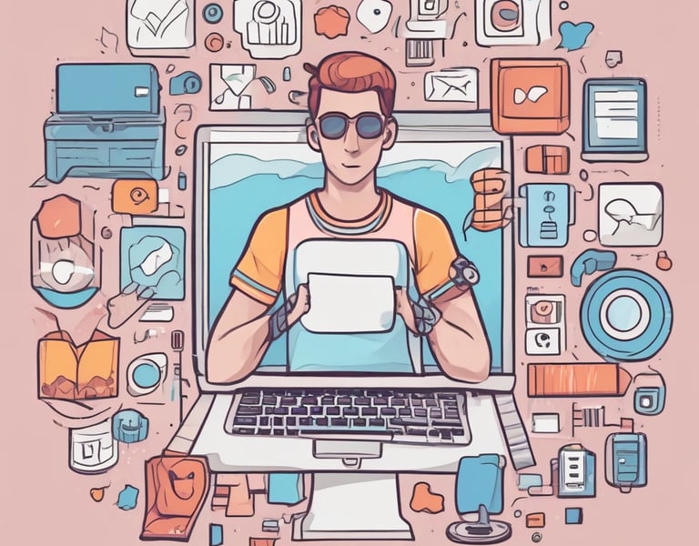 black blue and yellow textile