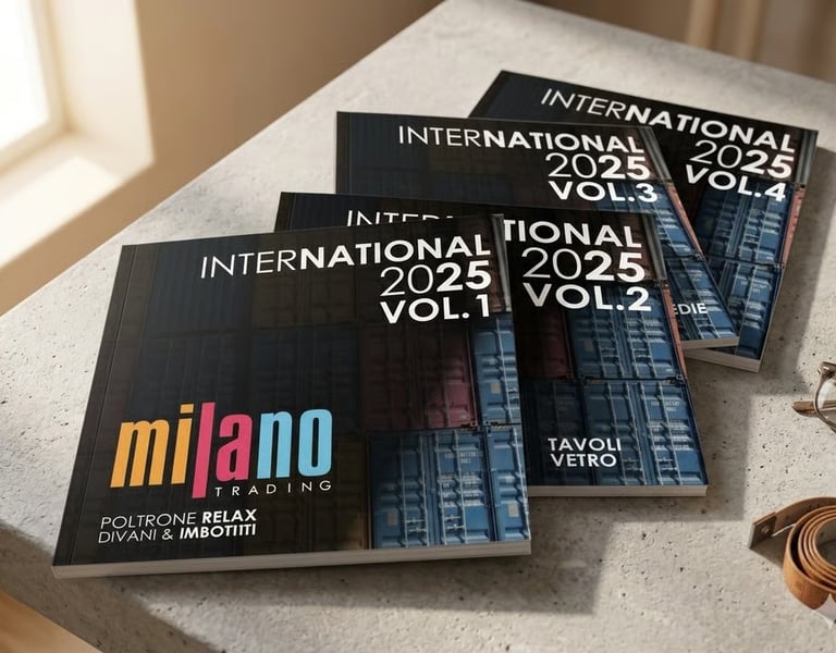 Richiedi catalogo milano Trading srl importazione arredo