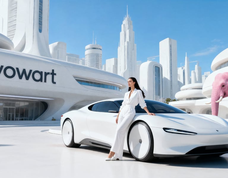 Wowart Fotostudio Chur: KI-Fotoerlebnis mit futuristischem Fashion-Shooting und kreativen Hintergründen