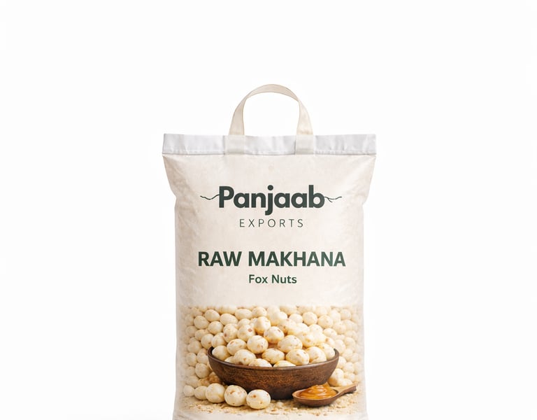 Raw makhana 10kg bag