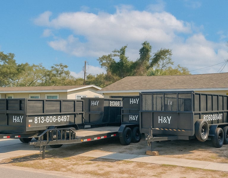 Dumpster and Flatbed Trailer Rental Tampa
