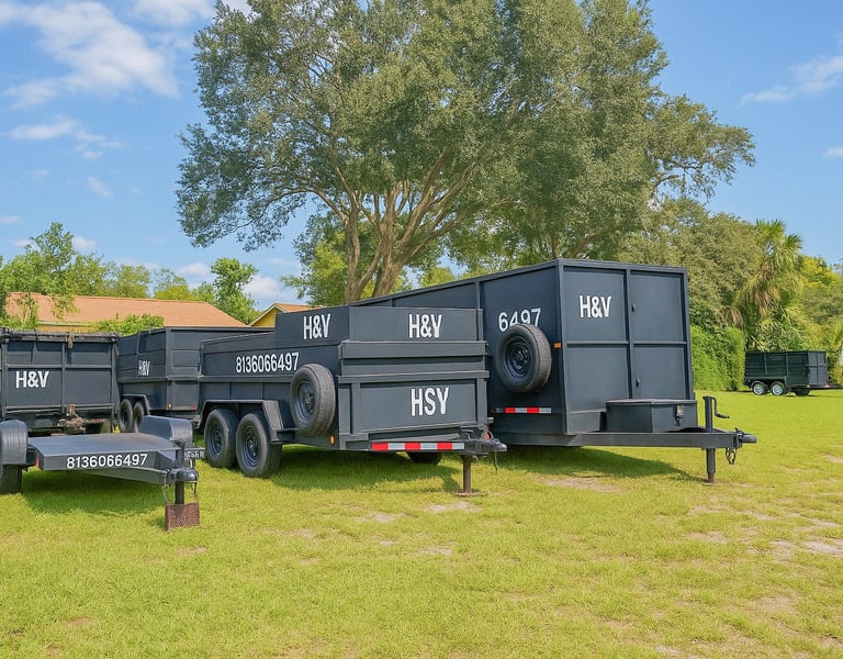 Dumpster and Flatbed Trailer Rental Tampa