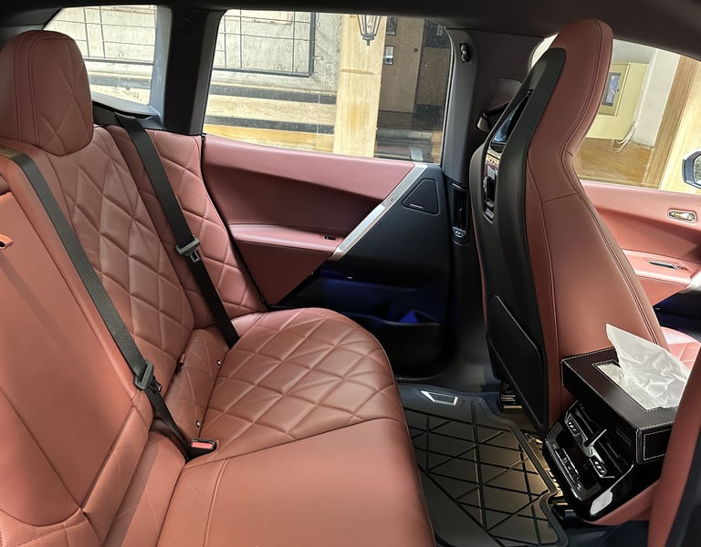 interior of luxury car in jaipur