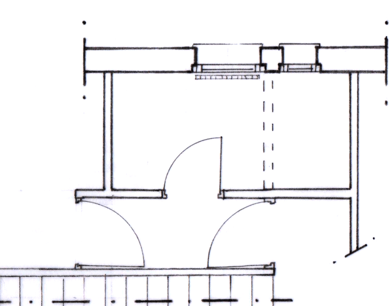 Maison G-T - Plan salle d'eau existant
