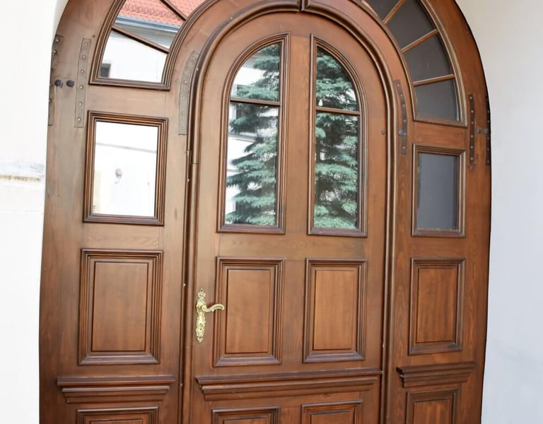 drzwi drewniane pomorskie