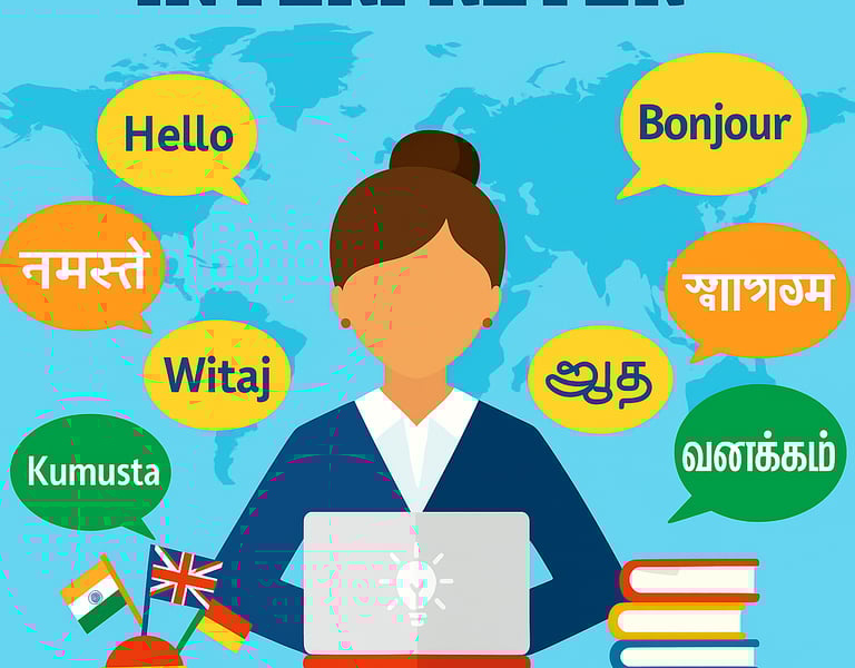 a woman sitting at a desk with a laptop and a laptop