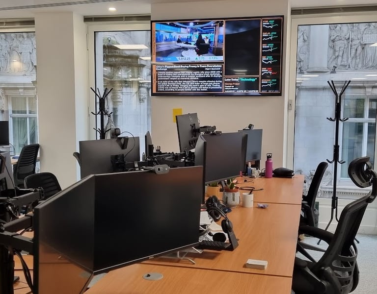 Office TV installer. Commercial TV installer. Commercial display installer